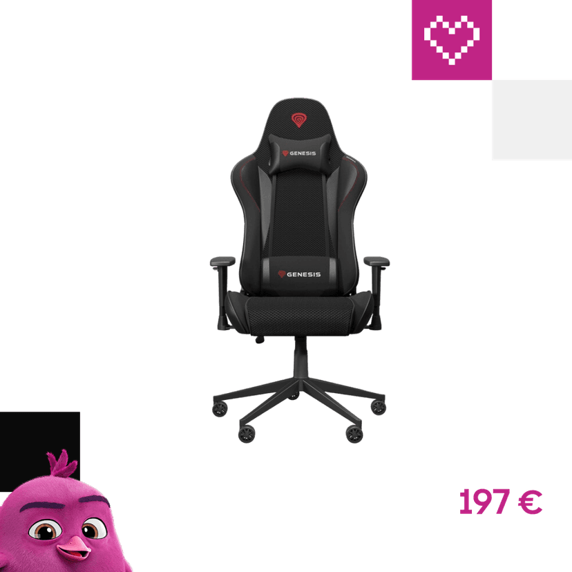 Genesis Nitro 440 G2 herná stolička čierna
