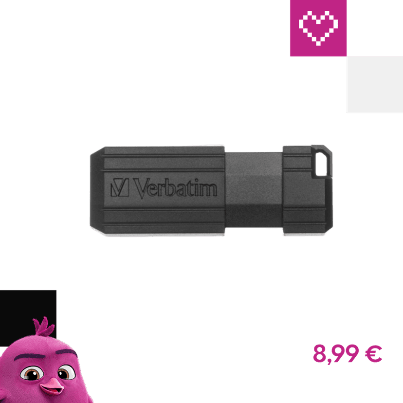 VERBATIM Flash Disk 16GB Store 'n' Go PinStripe, čierny