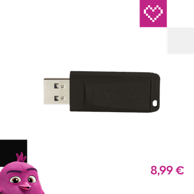 VERBATIM USB flash disk Store 'n' Go SLIDER 16GB čierny