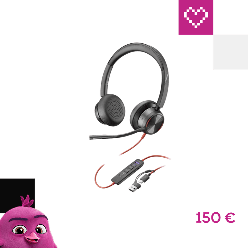 Poly Blackwire 8225 MS USB-C/A