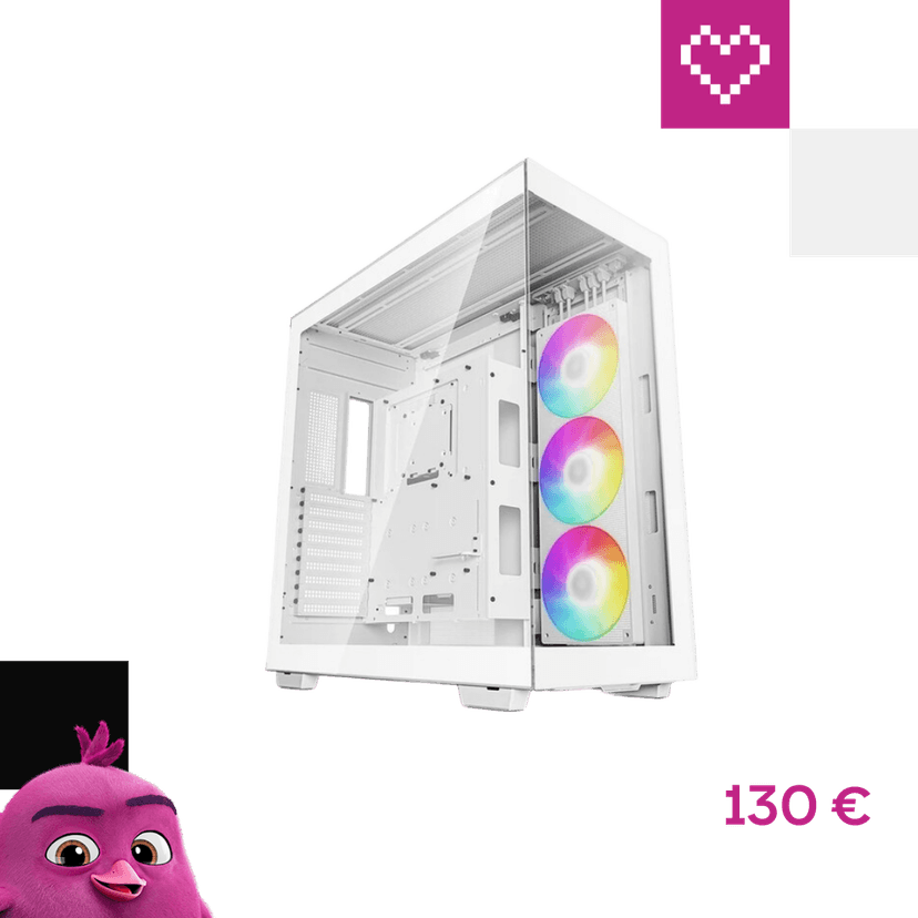 DEEPCOOL CH780 ARGB biela