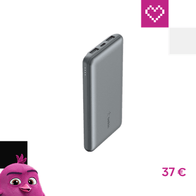 Belkin BOOST CHARGE USB-C powerbanka (15W), 10000mAh, sivá