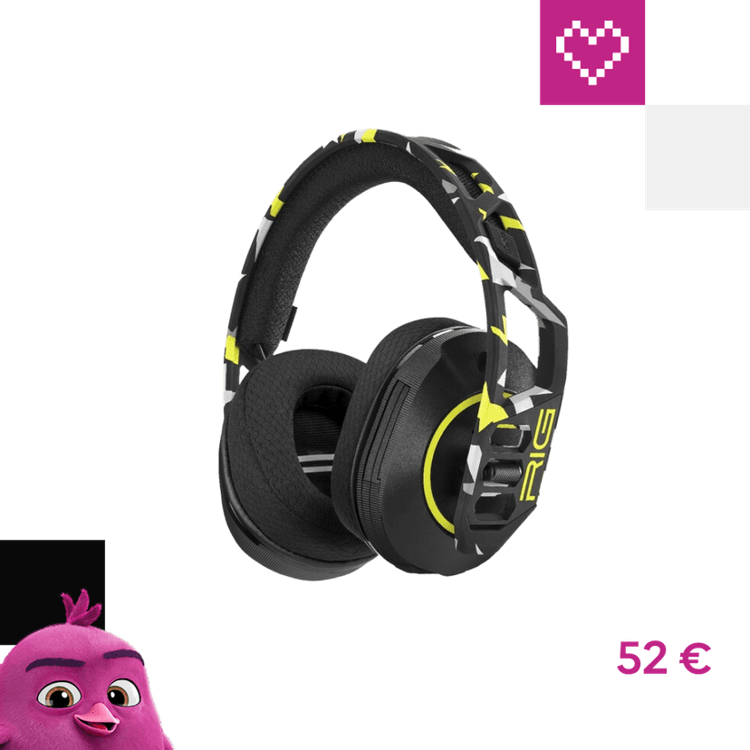 Nacon RIG 600 PRO HS bezdrôtové herné slúchadlá Acid Camo