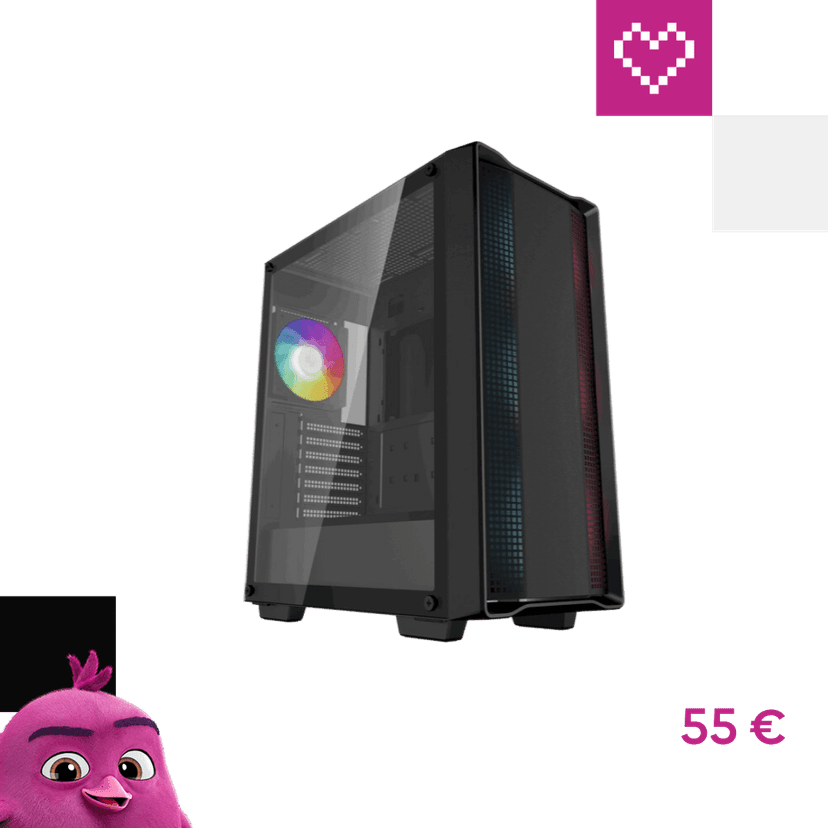 DEEPCOOL CC560 ARGB V2, černá