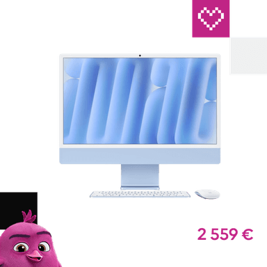Apple iMac 24" M4 (2024) 10CPU/10GPU/24GB/512GB modrý