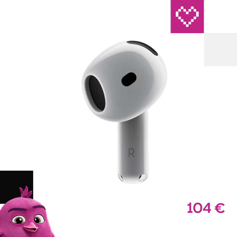 AppleCare Náhradné pravé slúchadlo Apple AirPods 4