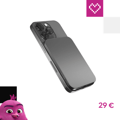 Epico UltraPack Slim 3000mAh hliníková Mag+ bezdrôtová powerbanka EM31 vesmírne šedá