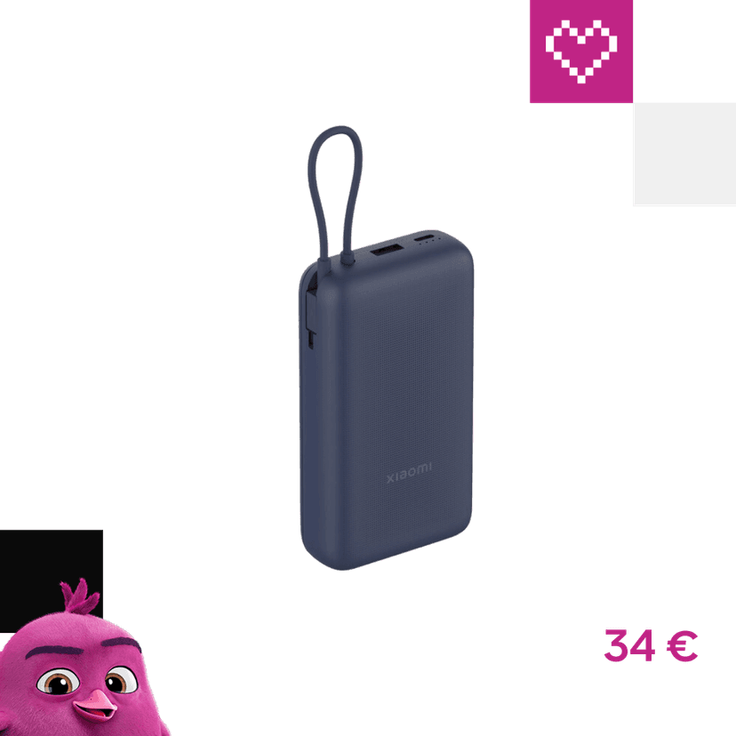 Xiaomi 33W 20000mA powerbanka modrá