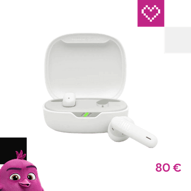 Jbl wave flex 2 bílá jblwflex2wht