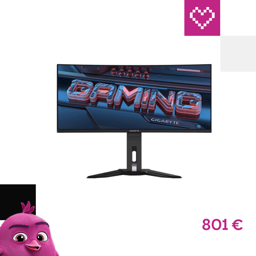 GIGABYTE MO34WQC2 herný monitor 34"