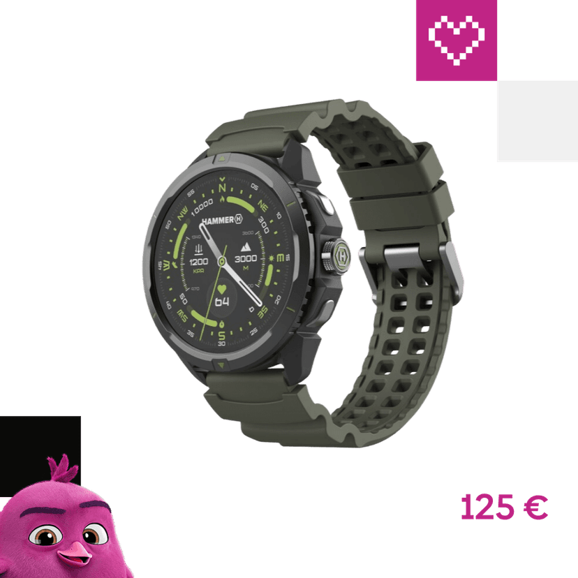 myPhone Hammer Watch 2 chytré hodinky zeleno-černé