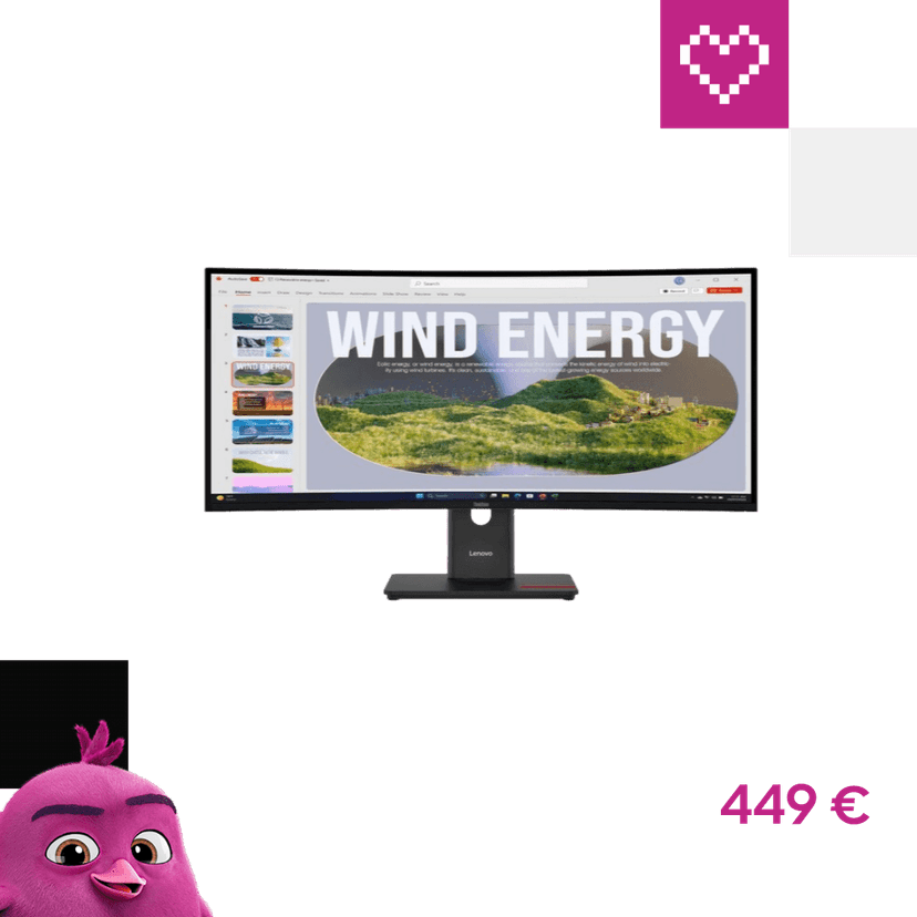 Lenovo ThinkVision T34WD-40 monitor 34"
