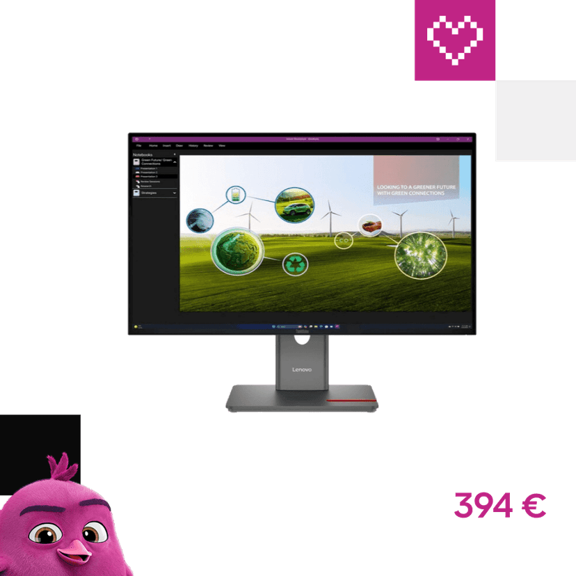 Lenovo ThinkVision P27Q-40 monitor s webkamerou MC60 27"