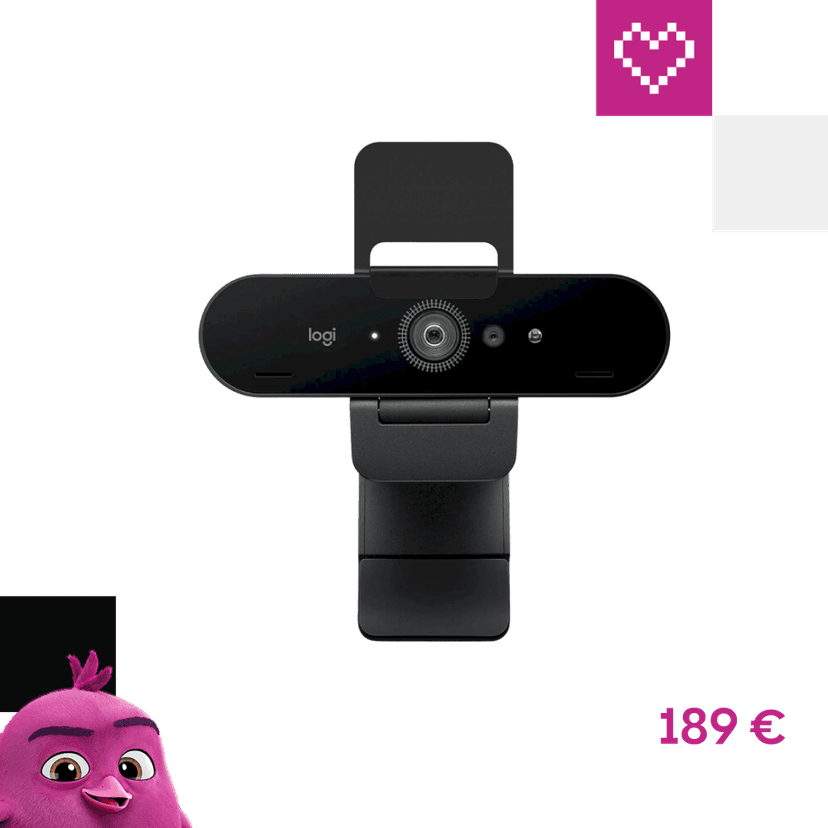 Logitech Brio Stream 4K webkamera grafitová