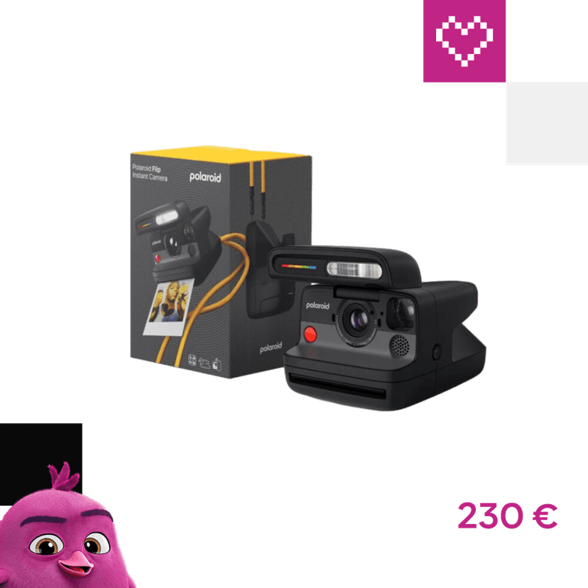 Polaroid Flip čierny
