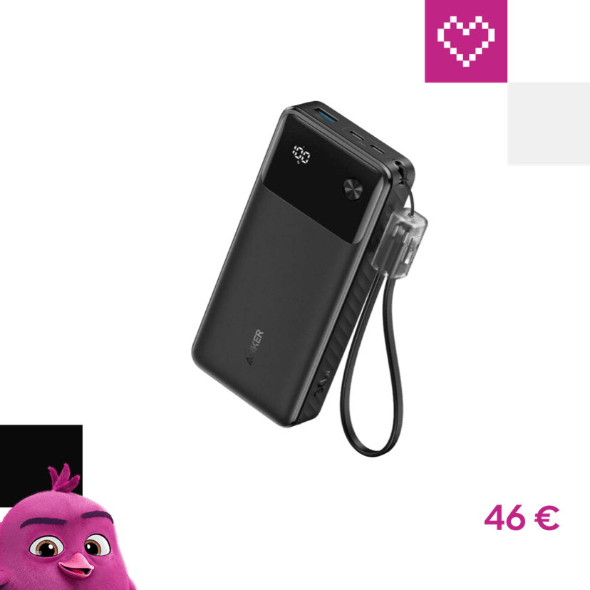 Anker Power Bank (20000mAh), 30W powerbanka čierna