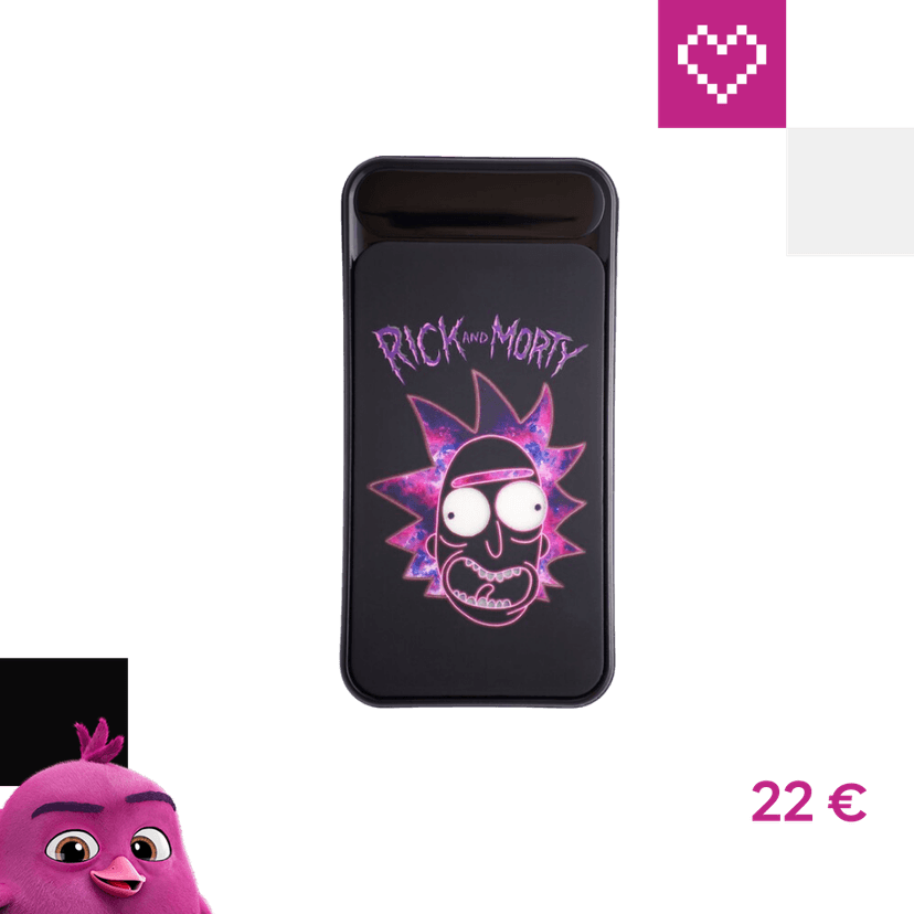 Lazerbuilt svietiaca powerbanka Rick and Morty 10000 mAh