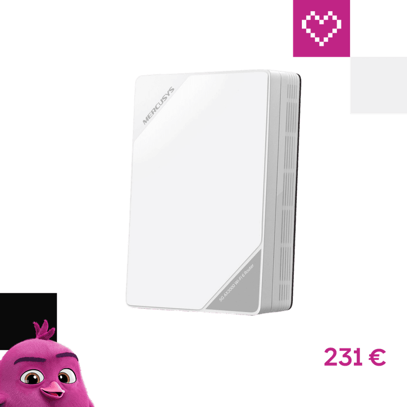 Mercusys MB520-5G Wi-Fi 6 směrovač bílý