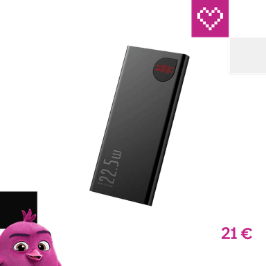 Baseus Adaman 10000mAh, 22,5 W čierna