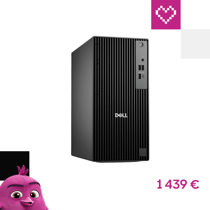 Dell Pro Tower QCT1255 (69T6T) černý + 3. rok záruky ProSupport On-Site