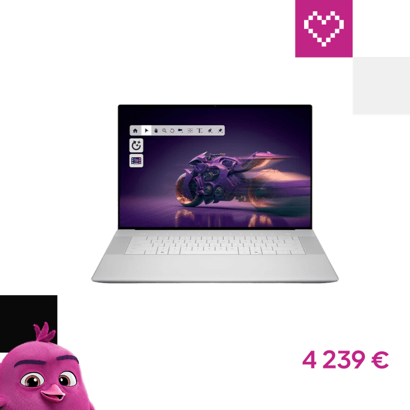 Dell 16 Premium DA16250 (DA16250_ARLH_006) RTX 5060 platinový