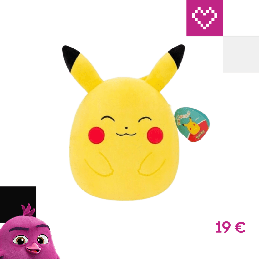 Plyšák Jazwares Pokemon Squishmallow - Pikachu 25 cm