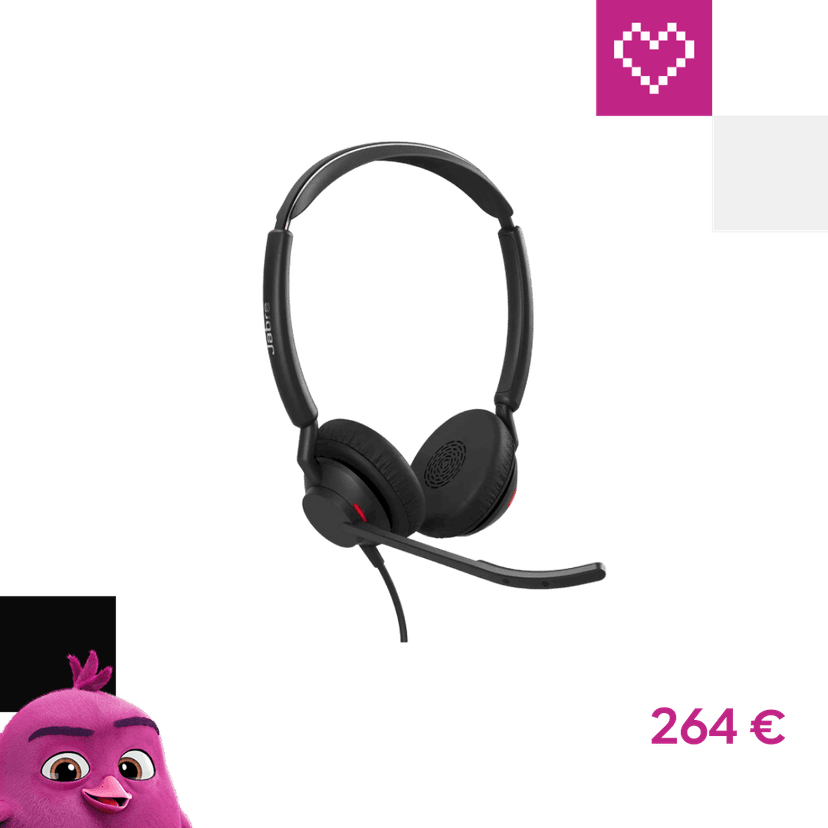 Jabra Engage 50 II USB C/A MS Stereo sluchátka černé
