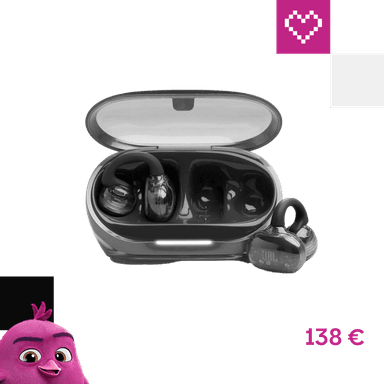 Bezdrátová sluchátka Jbl Soundgear Clips Vzdušné vedení Černá