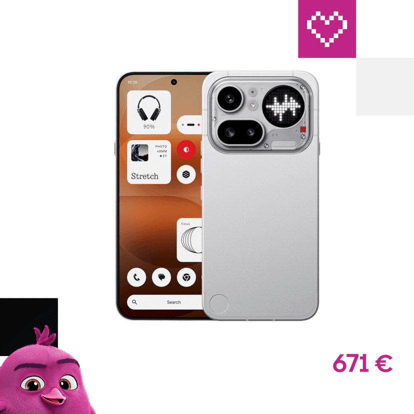 Nothing Phone (4a Pro) 12GB/256GB strieborný