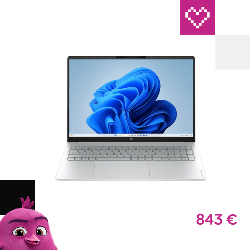 HP OmniBook 3 16-by0000ncx (D9MN8EA#BCM) strieborný