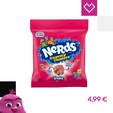 Ostatní značky Bonbony Nerds Clusters - Ovocné príchute 113 g