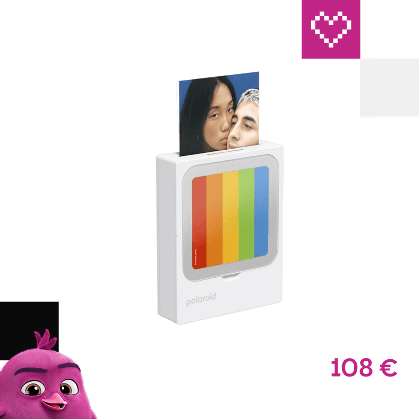 Polaroid Hi-Print 3x3 Pocket tlačiareň + 10 listov
