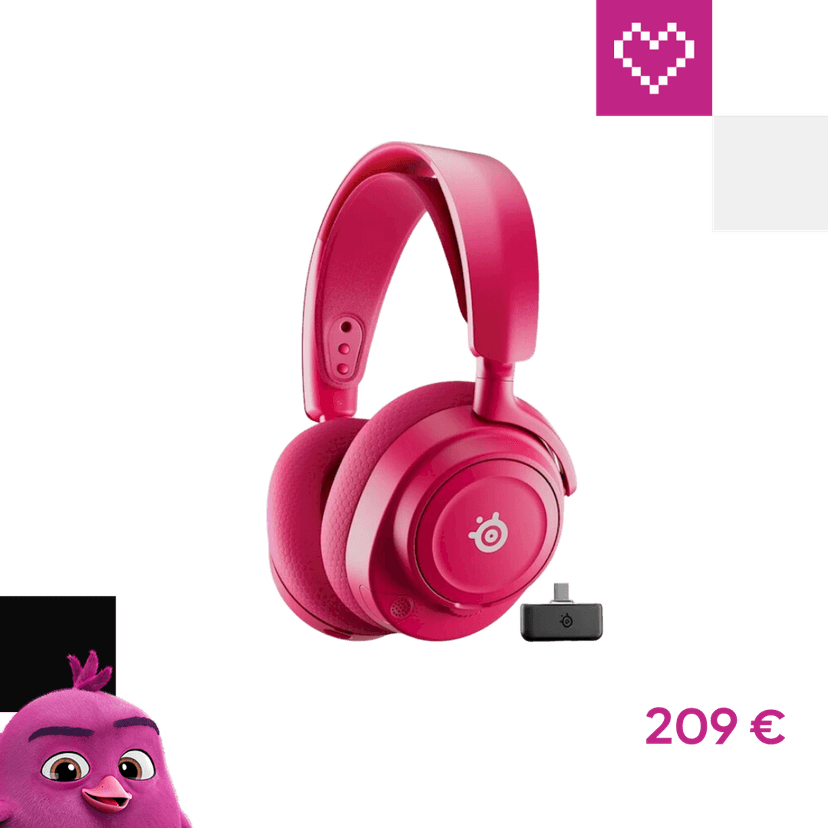 SteelSeries Arctis Nova 7P Gen 2 ružová