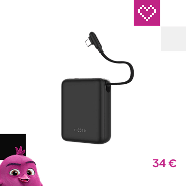 FIXED Zen 10 Loop powerbanka s LCD displejom, 30W, 10 000 mAh čierna