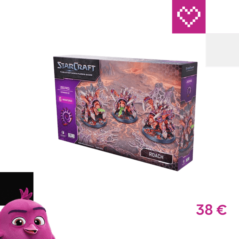 Archon Studio StarCraft The Miniatures Game - Roach - Zerg - Expanzní set - EN