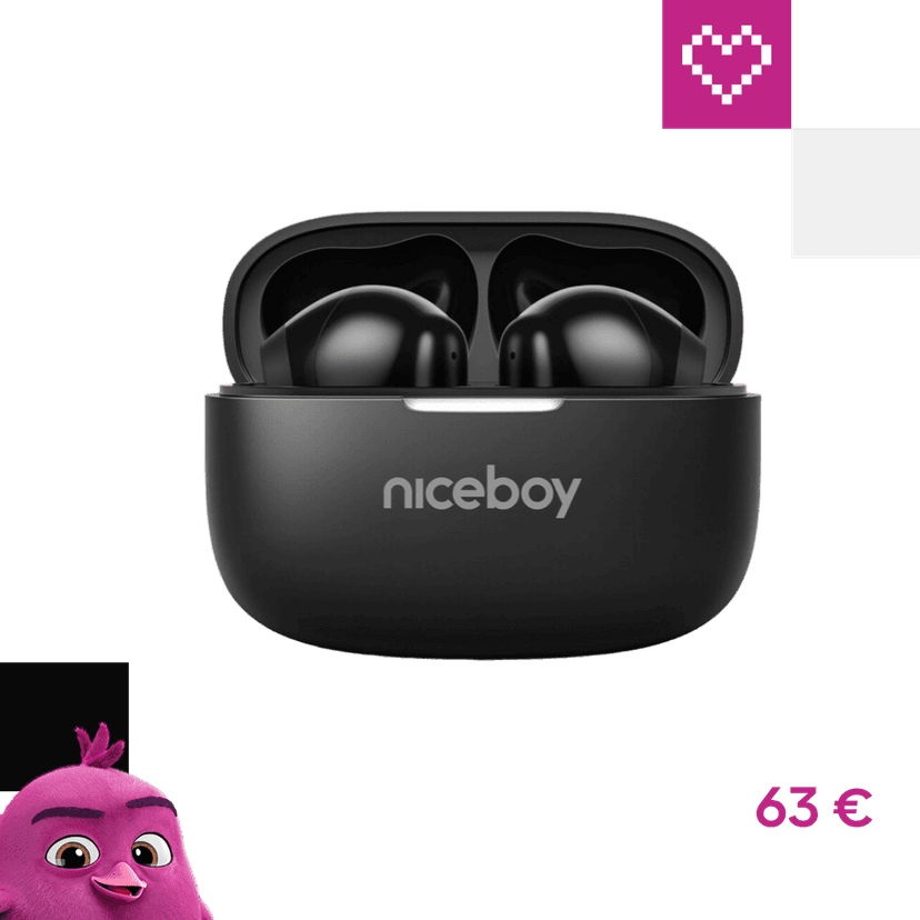 Niceboy beans 5 pro black beans-5-pro-b