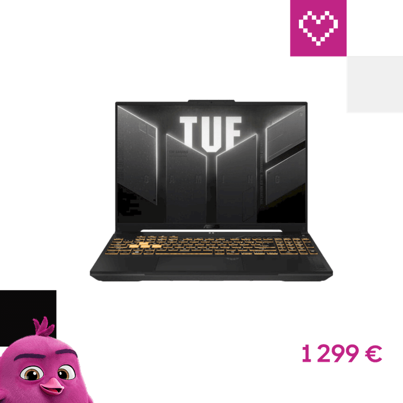 ASUS TUF Gaming F16 (FX607VJR-TU295Z) RTX 3050 šedý