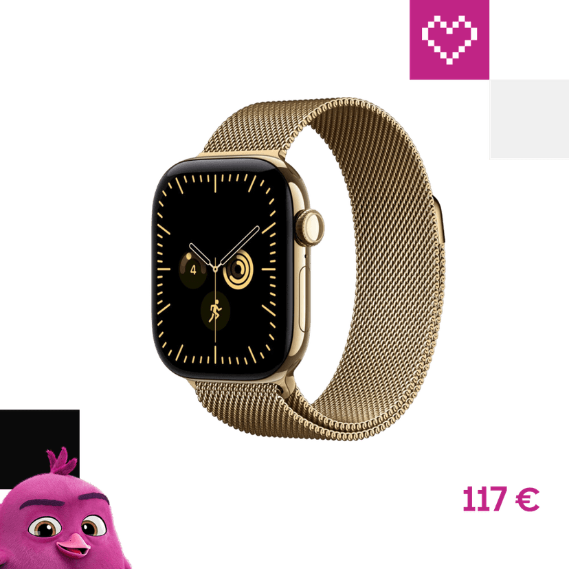 Apple Watch 41/40/38mm žiarivo zlatý milánsky ťah
