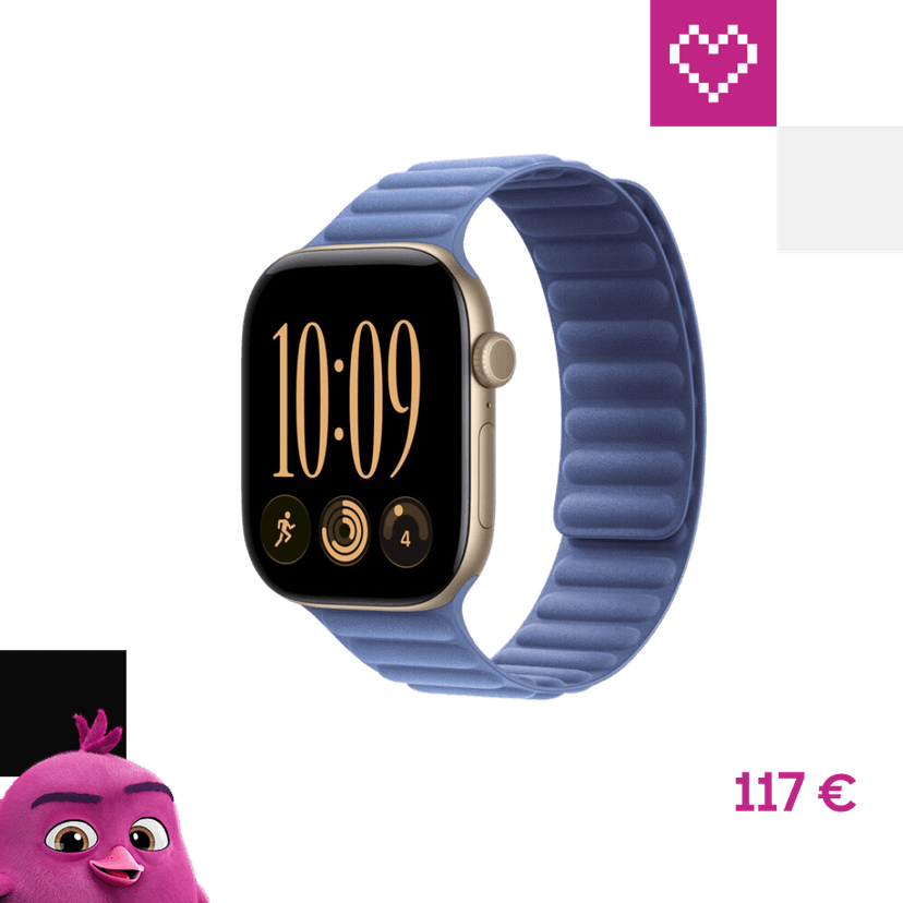 Apple Watch 49/46/45/44mm chrpovo modrý magnetický ťah M/L