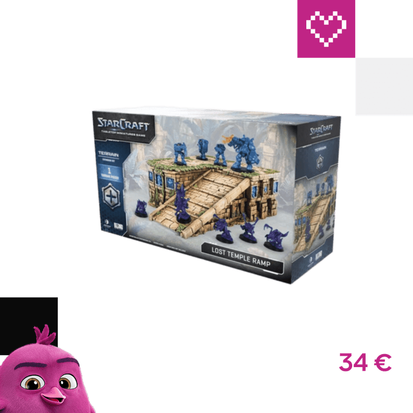 Archon Studio StarCraft The Miniatures Game - Lost Temple Ramp - Terrain Expansion Set - EN