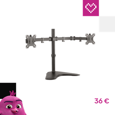 CONNECT IT TwinArm Basic Beta stolný držiak na 2 monitory
