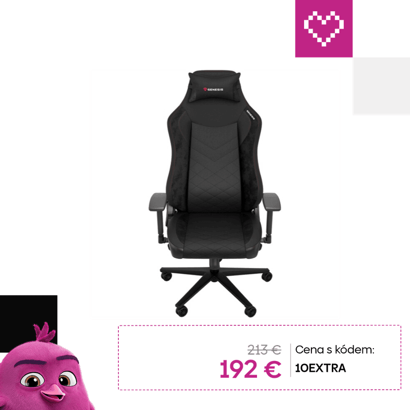 Genesis Nitro 890 G2 herná stolička čierna