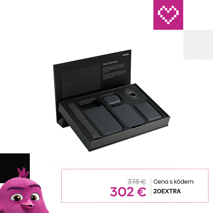 Pitaka Gift Box prémiový darčekový balíček pre iPhone 17 Pro Classic Black Collection