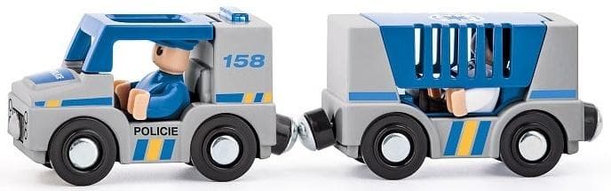 Woody Autíčka k dráhe - Polícia, 4ks OLP102190795
