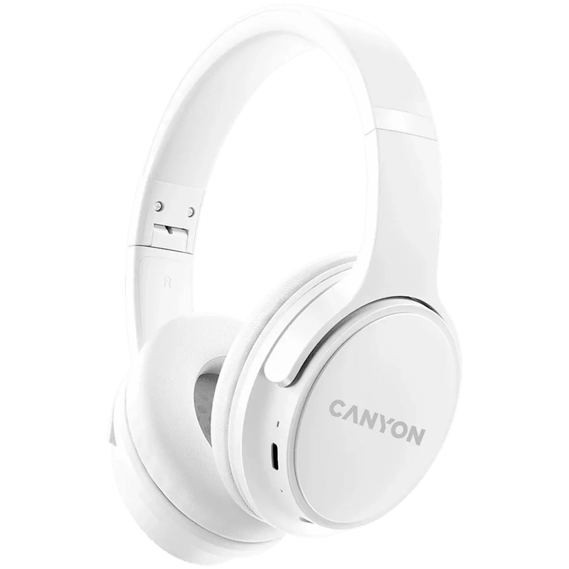 Canyon BTHS-4, OnRiff 4, Bluetooth bezdrôtové slúchadá biele CNS-CBTHS4W