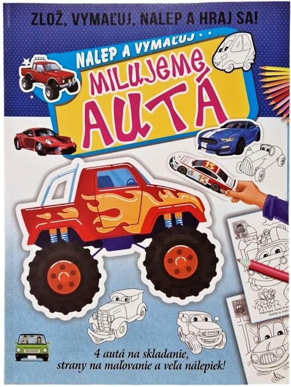 FONI-BOOK Milujeme autá nalep a vymaľuj 943579
