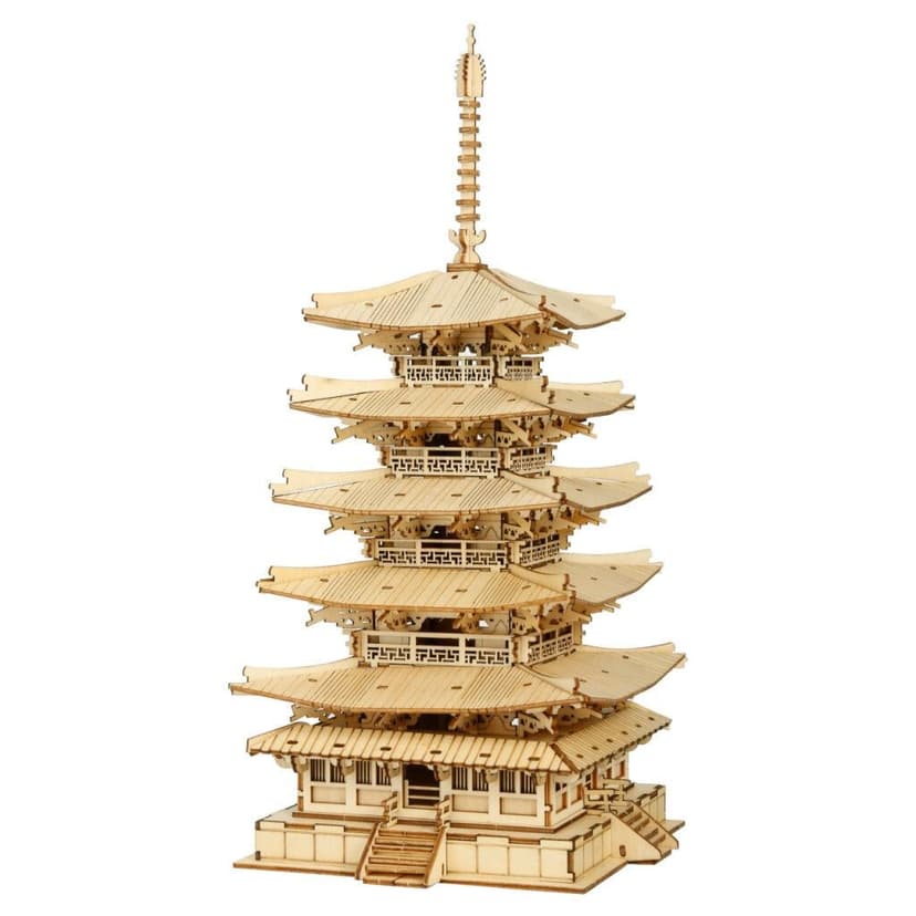 Puzzle 3D Pětipatrová pagoda/275 dílků