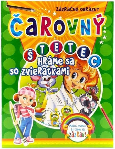 FONI-BOOK Čarovný štetec vyfarbovanie hráme sa so zvieratkami 942701