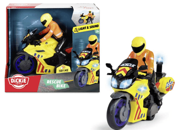 Dickie Záchranársky motocykel 17 cm s jazdcom D 3712030