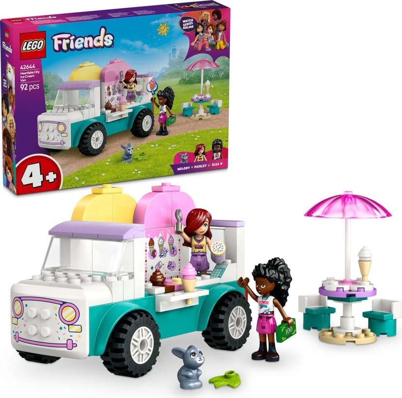 LEGO® Friends 42644 Zmrzlinárske auto v mestečku Heartlake 2242644